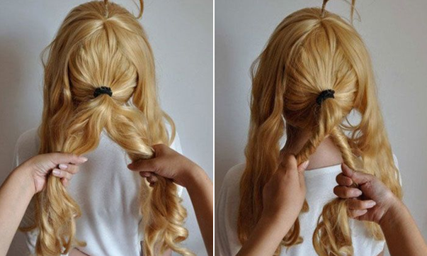 How To Create Fate Stay Night Saber Braid Bun Hairstyle For Cosplay